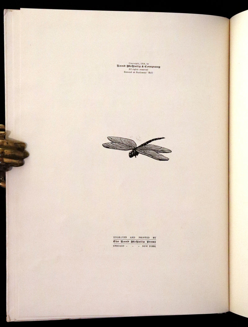 1910 First Edition - The Rhyming Ring by Louise Ayres Garnett with Pictures By Hope Dunlap.