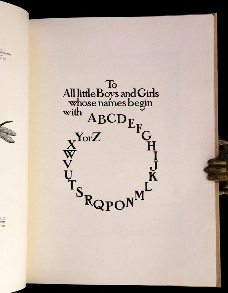 1910 First Edition - The Rhyming Ring by Louise Ayres Garnett with Pictures By Hope Dunlap.