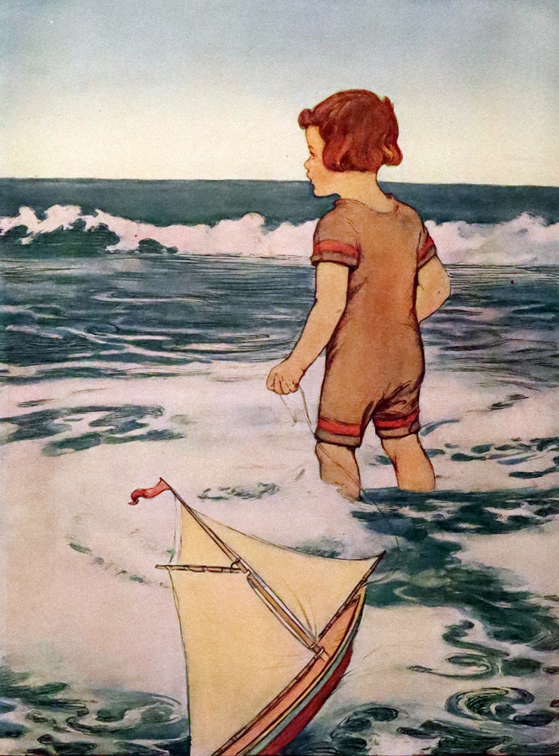 1910 First Edition - The Rhyming Ring by Louise Ayres Garnett with Pictures By Hope Dunlap.