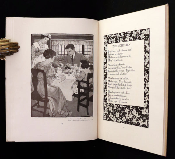 1910 First Edition - The Rhyming Ring by Louise Ayres Garnett with Pictures By Hope Dunlap.