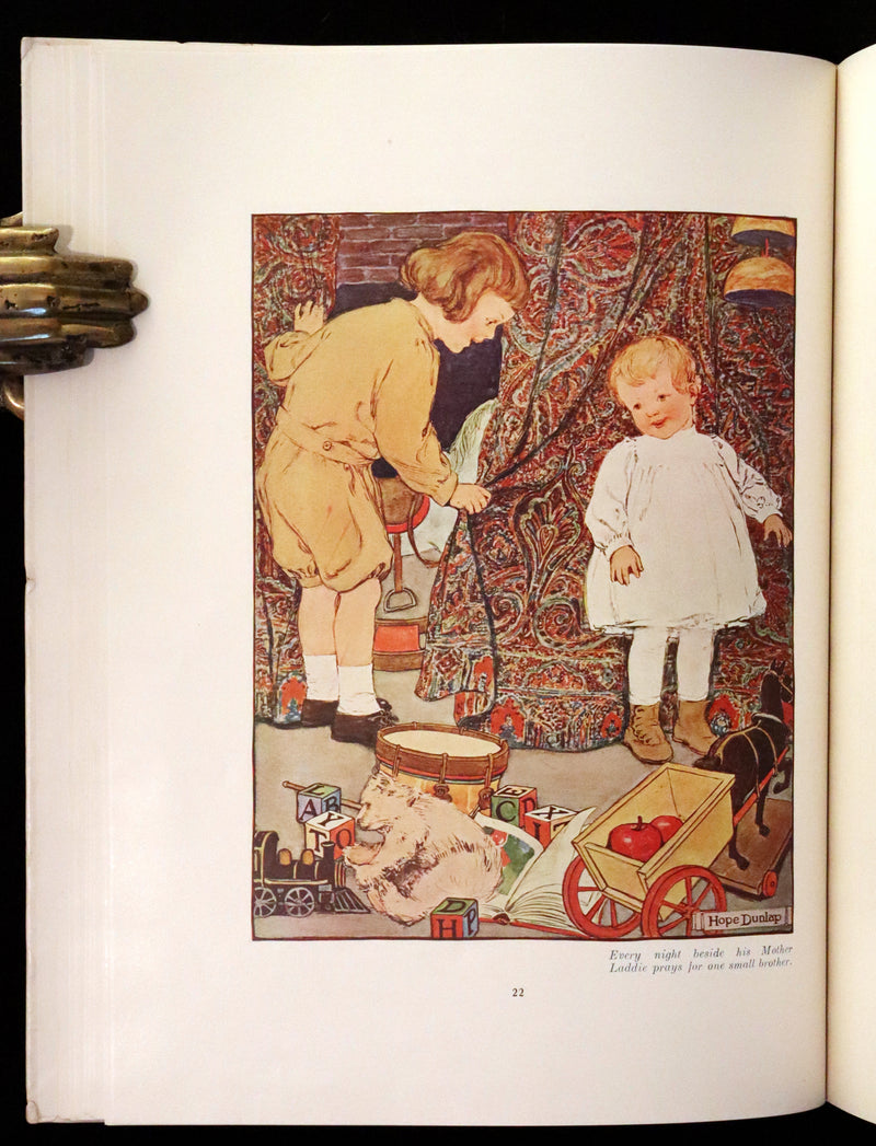 1910 First Edition - The Rhyming Ring by Louise Ayres Garnett with Pictures By Hope Dunlap.