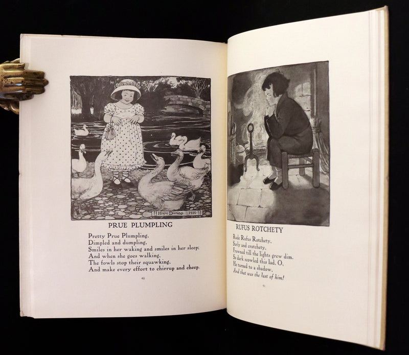 1910 First Edition - The Rhyming Ring by Louise Ayres Garnett with Pictures By Hope Dunlap.