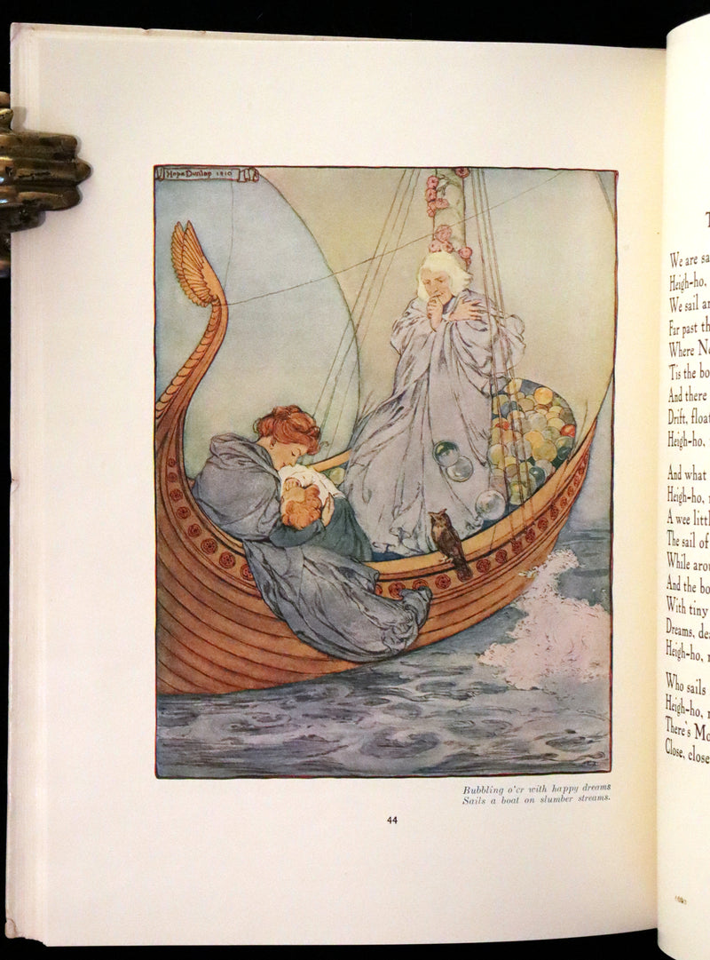 1910 First Edition - The Rhyming Ring by Louise Ayres Garnett with Pictures By Hope Dunlap.