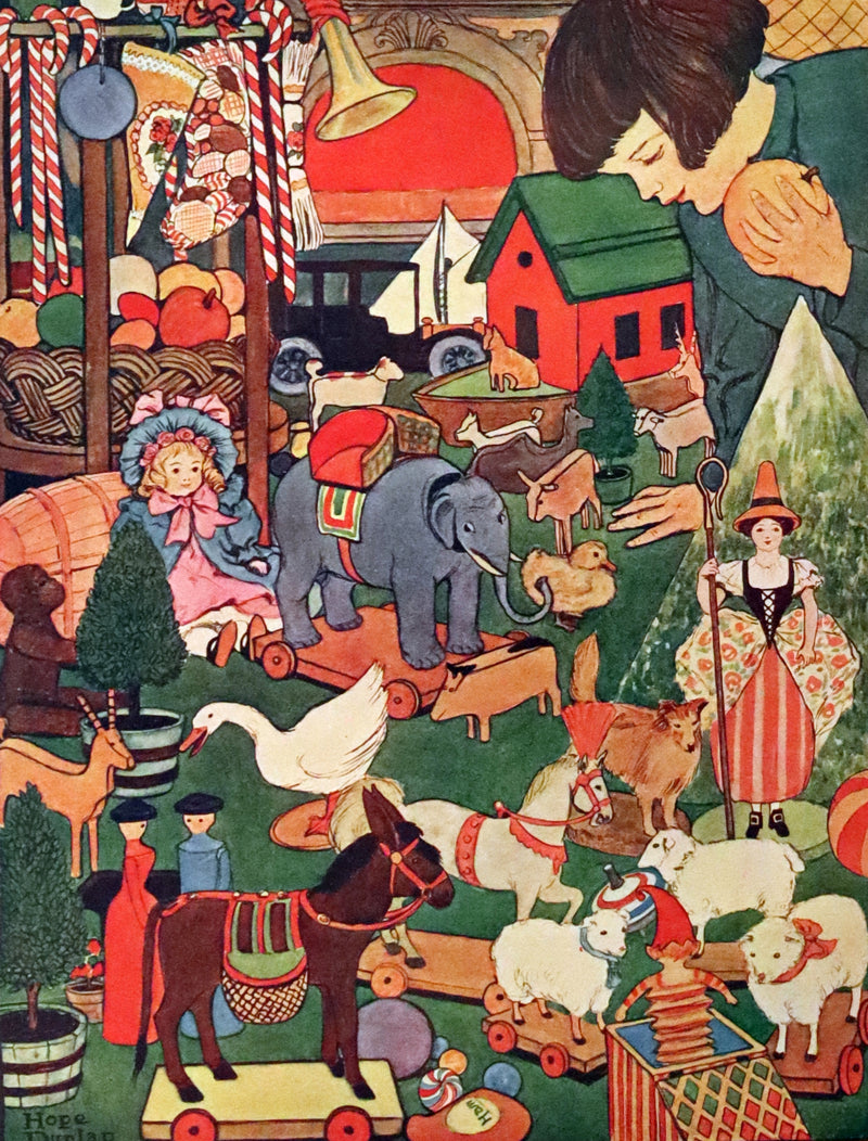 1910 First Edition - The Rhyming Ring by Louise Ayres Garnett with Pictures By Hope Dunlap.