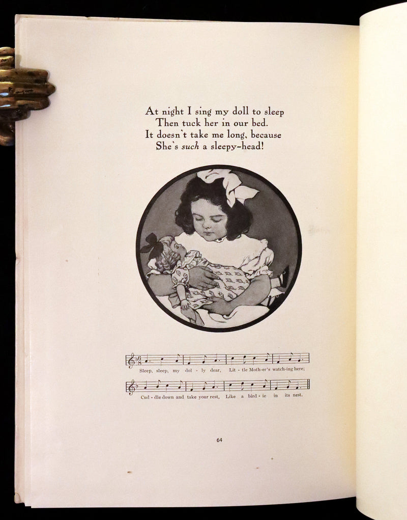 1910 First Edition - The Rhyming Ring by Louise Ayres Garnett with Pictures By Hope Dunlap.