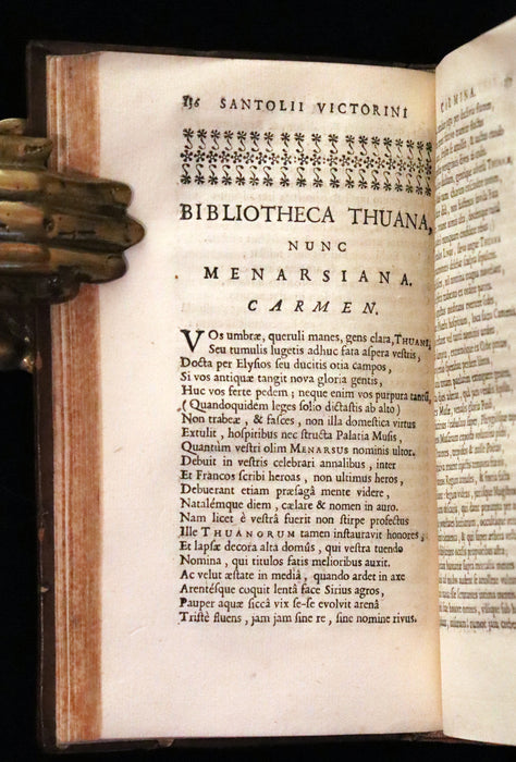 1698 Rare Latin Book ~ Poems of Jean-Baptiste de Santeul - Joannis Baptistae Santolii Victorini Operum Omnium.