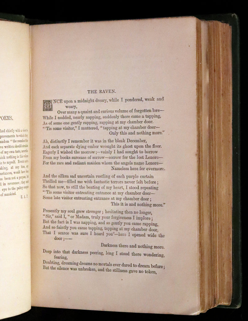 1873 Scarce Book - WORKS OF EDGAR ALLAN POE. First Edition with a Study on his Life & Writings by CHARLES BAUDELAIRE.