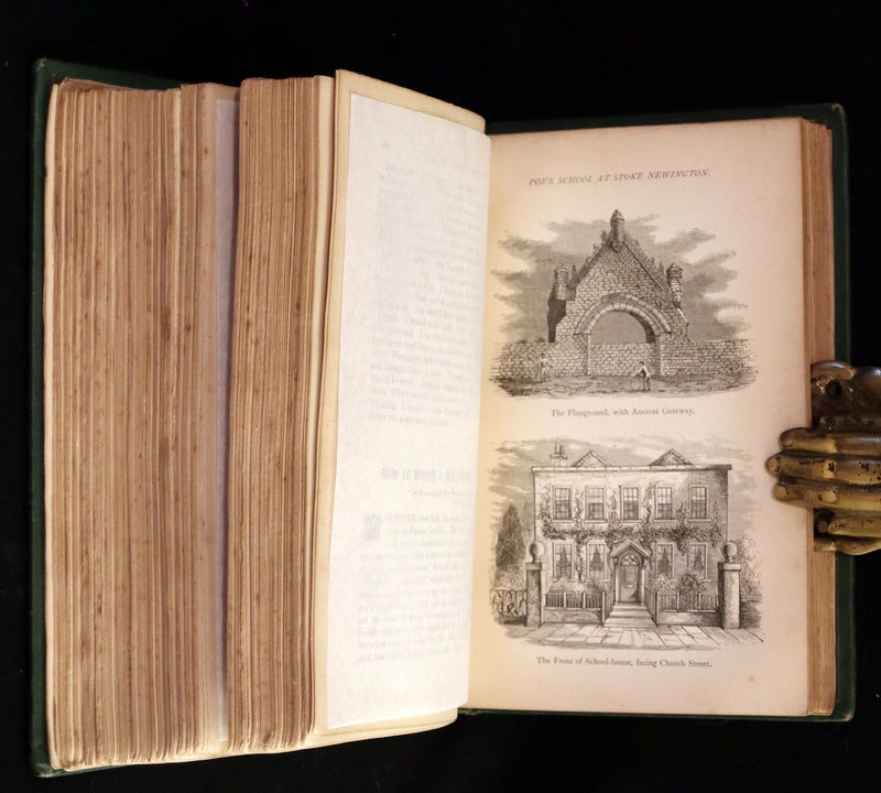 1873 Scarce Book - WORKS OF EDGAR ALLAN POE. First Edition with a Study on his Life & Writings by CHARLES BAUDELAIRE.