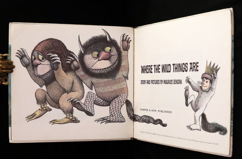 1963 Rare First Edition - Where the Wild Things Are by Maurice Sendak.