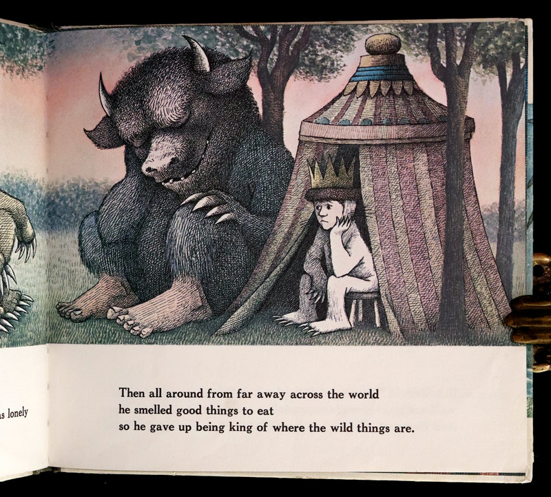 1963 Rare First Edition - Where the Wild Things Are by Maurice Sendak.