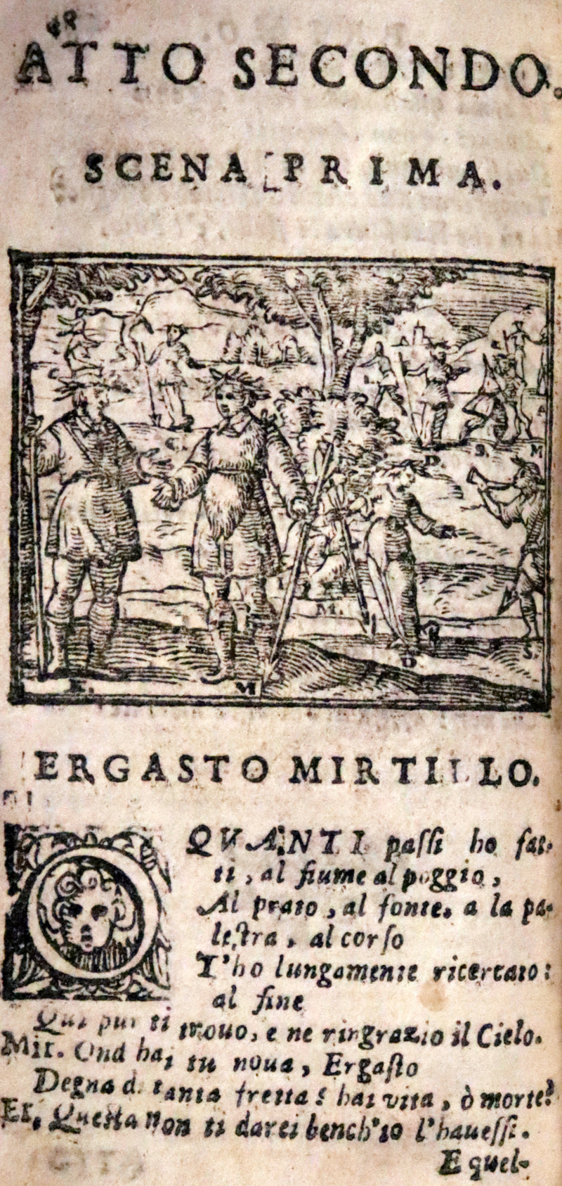 1637 Scarce Italian Book - IL PASTOR FIDO by Giovanni Battista Guarini. illustrated.