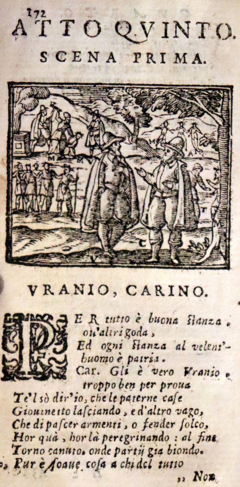 1637 Scarce Italian Book - IL PASTOR FIDO by Giovanni Battista Guarini. illustrated.