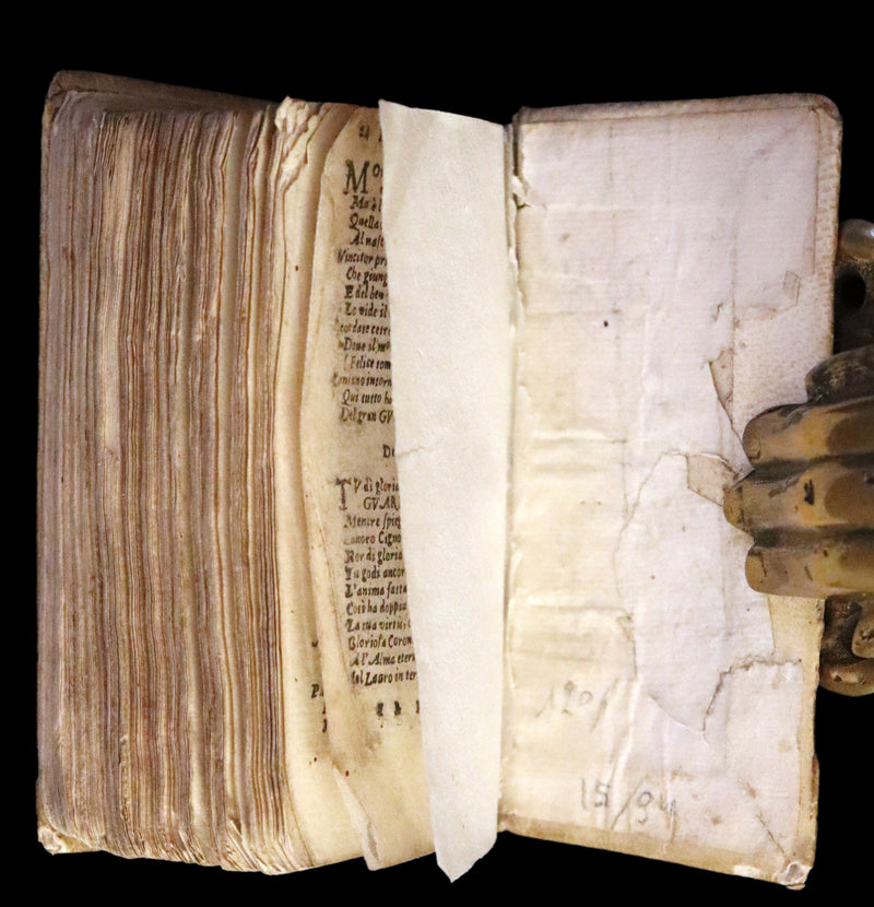 1637 Scarce Italian Book - IL PASTOR FIDO by Giovanni Battista Guarini. illustrated.