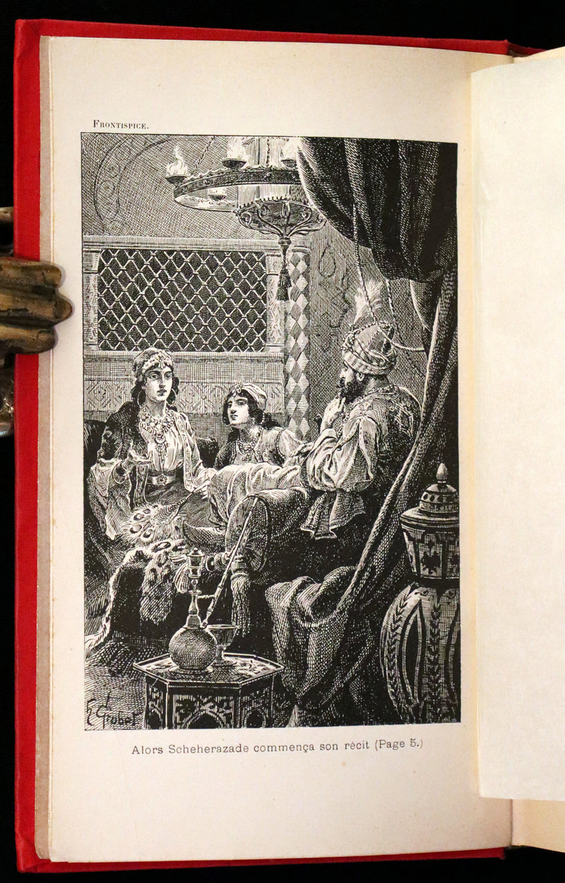 1890 Rare illustrated French Book ~ One Thousand and One Nights - Les Mille et une Nuits - Arabic Tales.