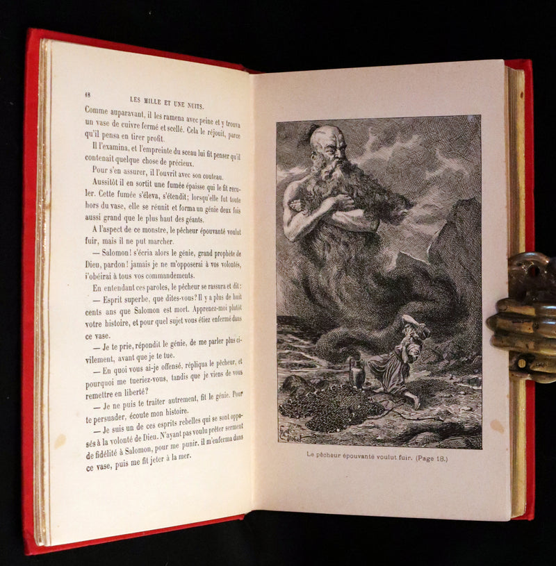 1890 Rare illustrated French Book ~ One Thousand and One Nights - Les Mille et une Nuits - Arabic Tales.