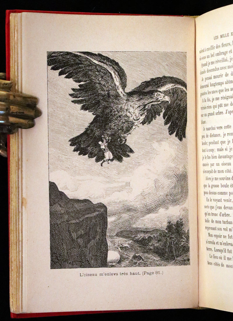 1890 Rare illustrated French Book ~ One Thousand and One Nights - Les Mille et une Nuits - Arabic Tales.