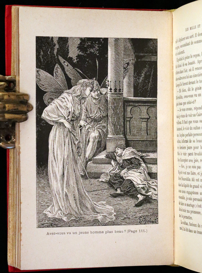 1890 Rare illustrated French Book ~ One Thousand and One Nights - Les Mille et une Nuits - Arabic Tales.