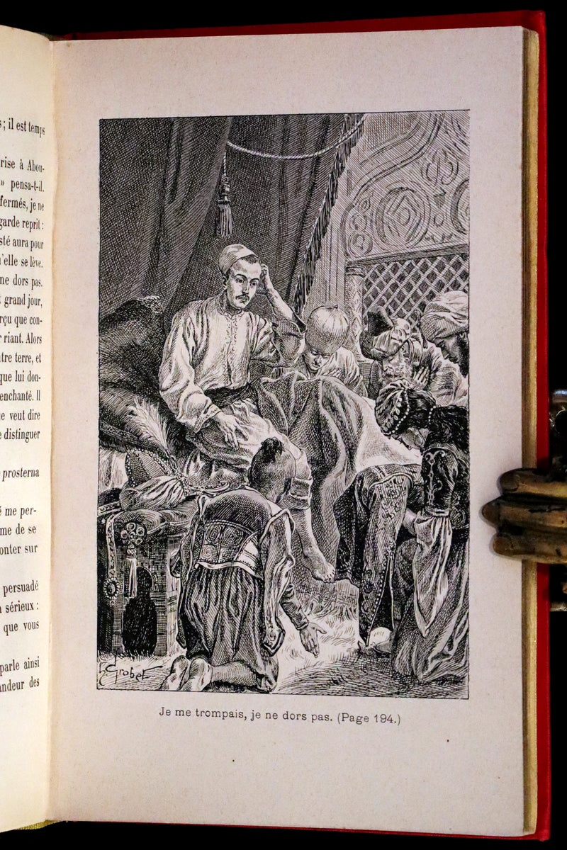 1890 Rare illustrated French Book ~ One Thousand and One Nights - Les Mille et une Nuits - Arabic Tales.