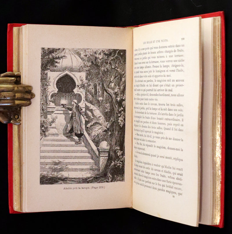 1890 Rare illustrated French Book ~ One Thousand and One Nights - Les Mille et une Nuits - Arabic Tales.