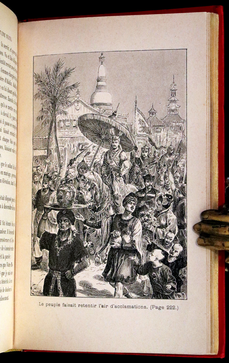 1890 Rare illustrated French Book ~ One Thousand and One Nights - Les Mille et une Nuits - Arabic Tales.