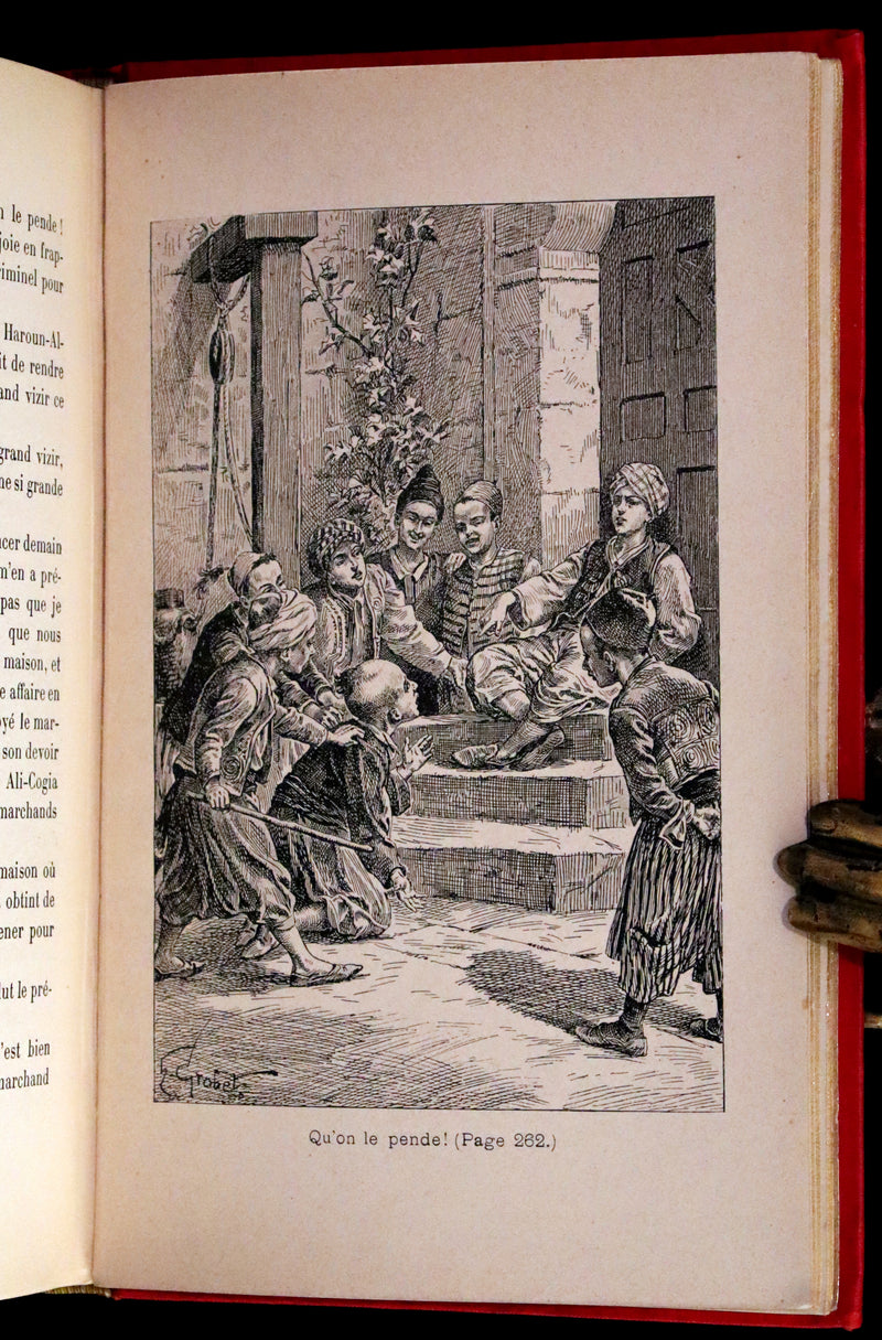 1890 Rare illustrated French Book ~ One Thousand and One Nights - Les Mille et une Nuits - Arabic Tales.