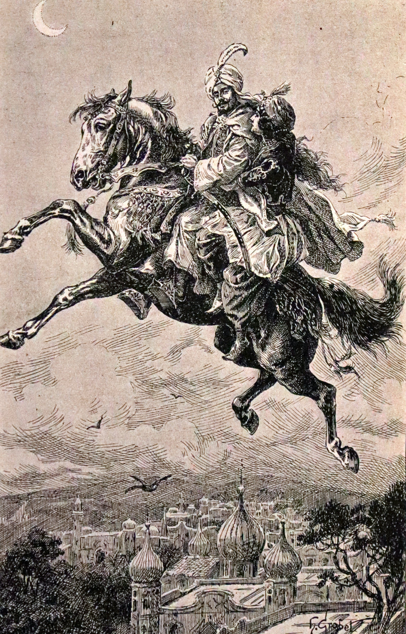 1890 Rare illustrated French Book ~ One Thousand and One Nights - Les Mille et une Nuits - Arabic Tales.