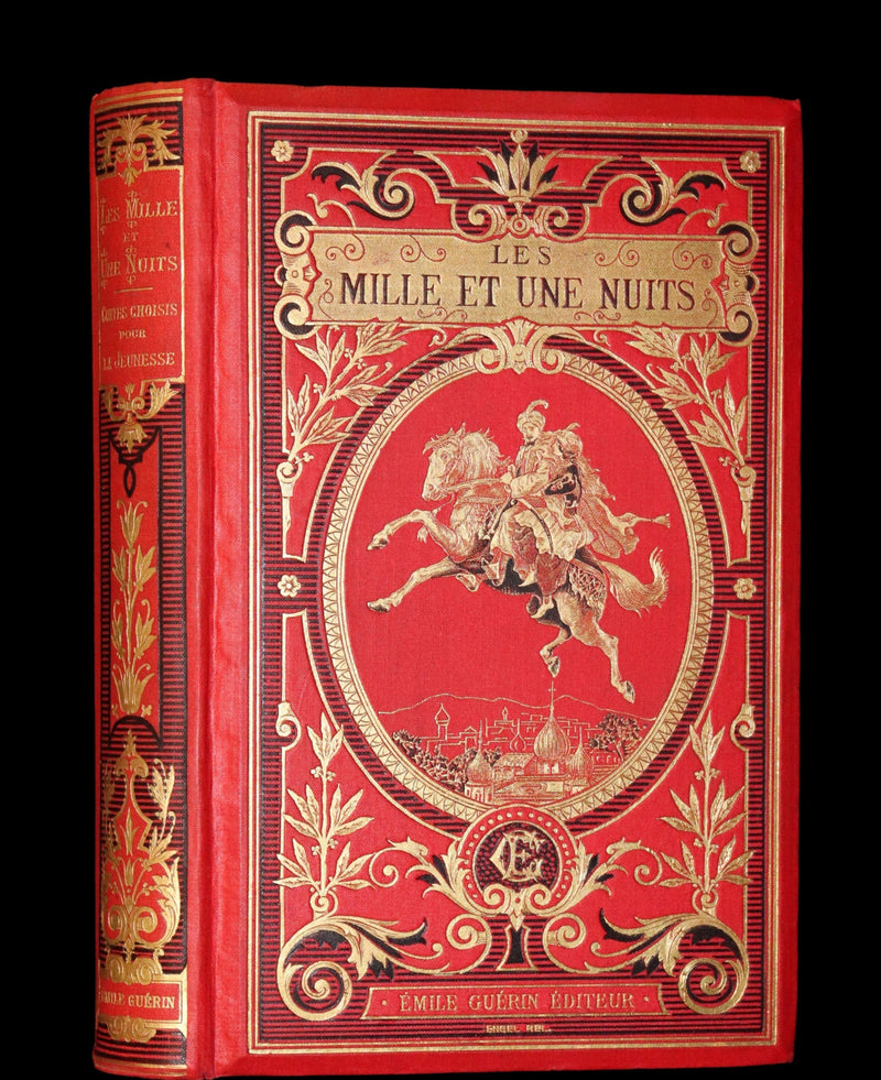 1890 Rare illustrated French Book ~ One Thousand and One Nights - Les Mille et une Nuits - Arabic Tales.
