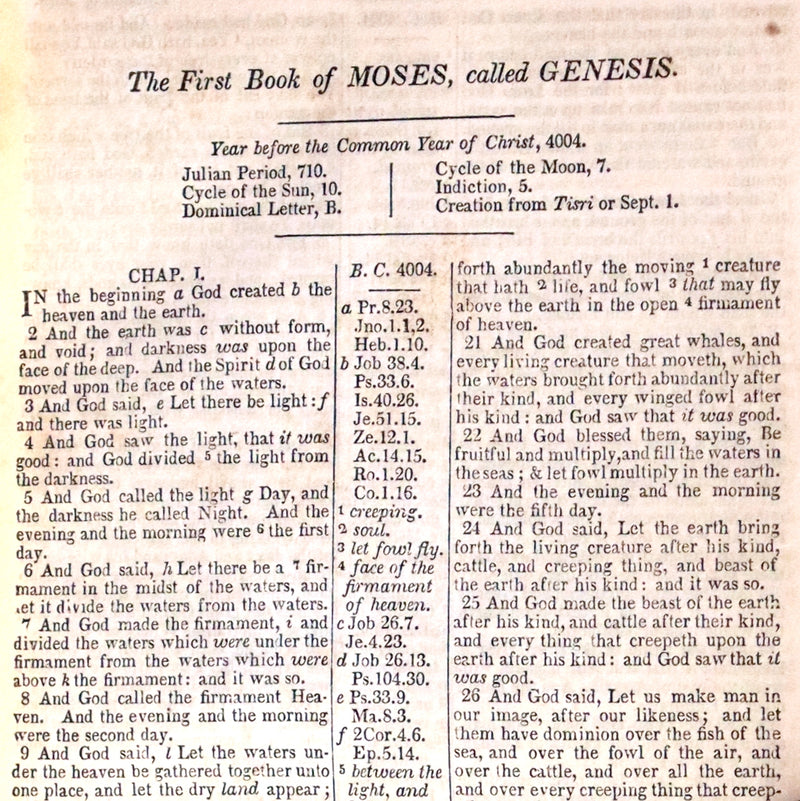 1841 Beautiful Binding - The Polyglott BIBLE, Containing the Old and New Testaments.