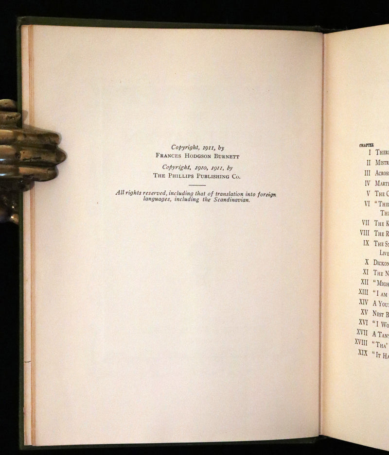 1911 Rare First Edition Book - The SECRET GARDEN by Frances Hodgson Burnett.
