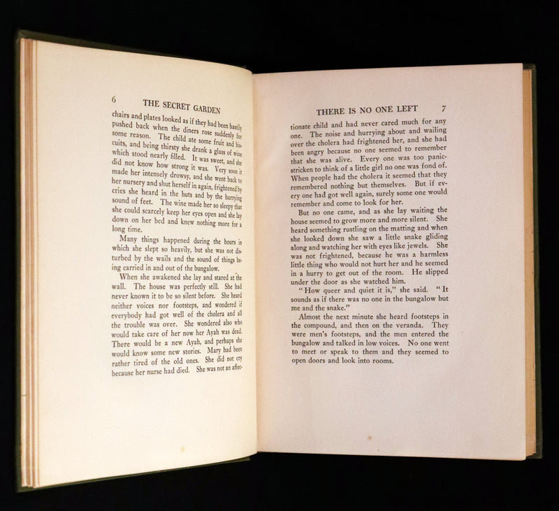 1911 Rare First Edition Book - The SECRET GARDEN by Frances Hodgson Burnett.