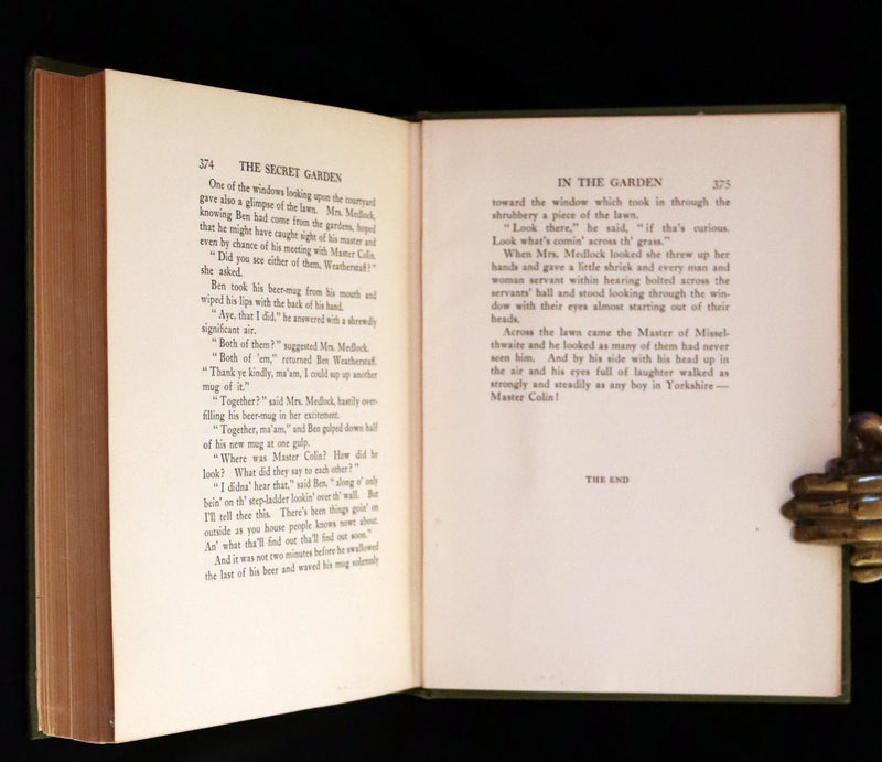 1911 Rare First Edition Book - The SECRET GARDEN by Frances Hodgson Burnett.