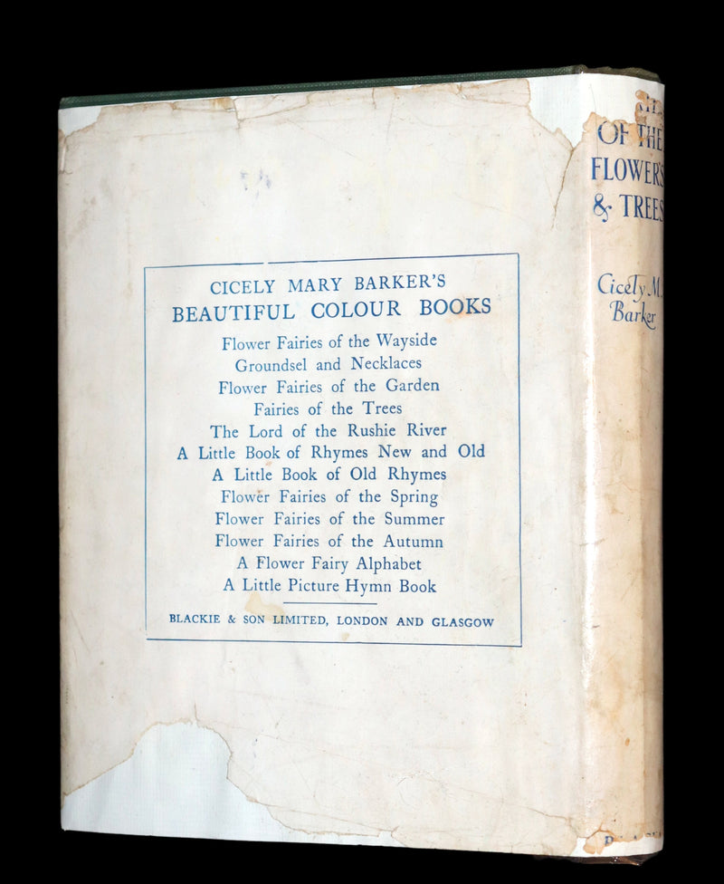1950 Rare Cicely Mary Barker Book - FAIRIES OF THE FLOWERS AND TREES. First Edition.
