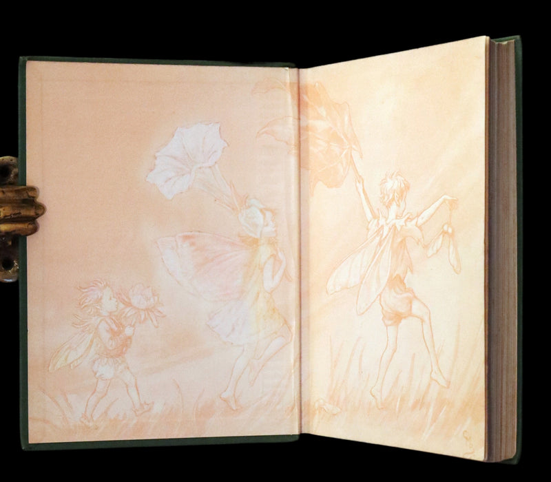 1950 Rare Cicely Mary Barker Book - FAIRIES OF THE FLOWERS AND TREES. First Edition.