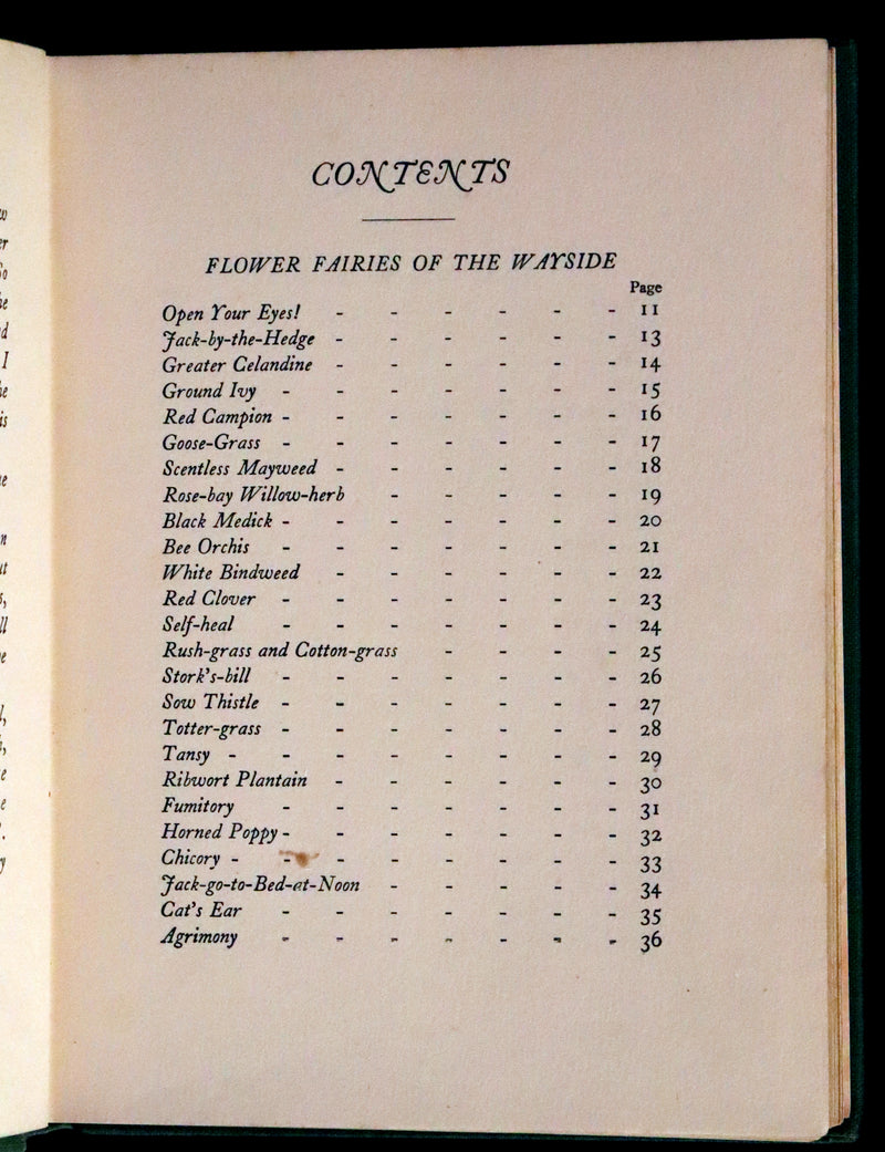 1950 Rare Cicely Mary Barker Book - FAIRIES OF THE FLOWERS AND TREES. First Edition.