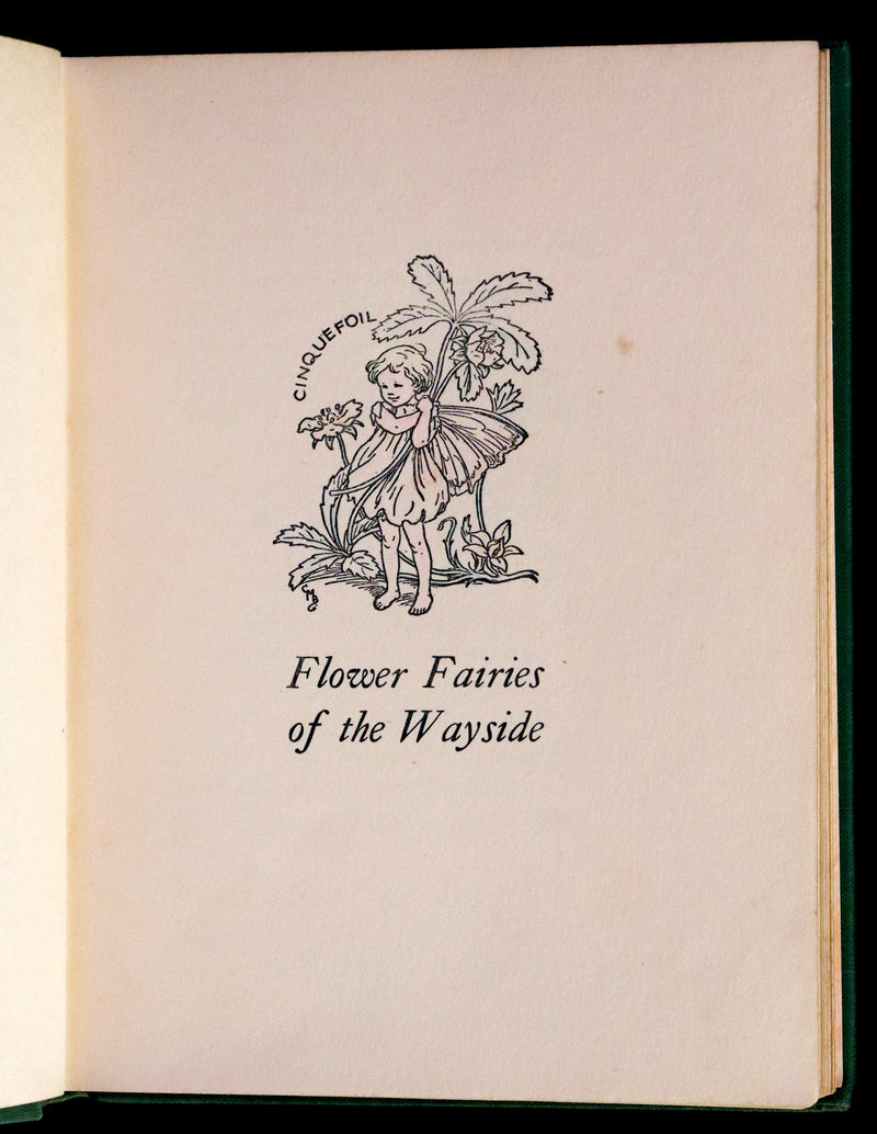 1950 Rare Cicely Mary Barker Book - FAIRIES OF THE FLOWERS AND TREES. First Edition.