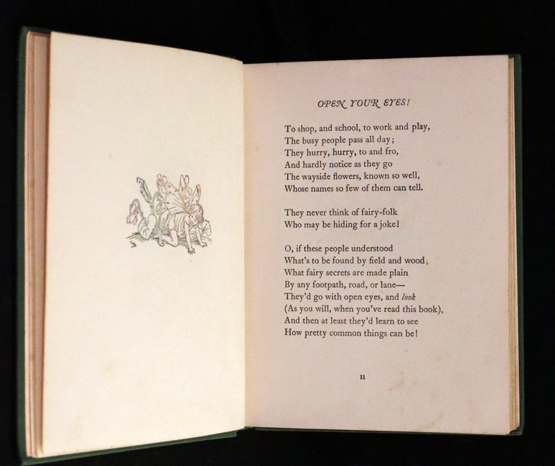 1950 Rare Cicely Mary Barker Book - FAIRIES OF THE FLOWERS AND TREES. First Edition.