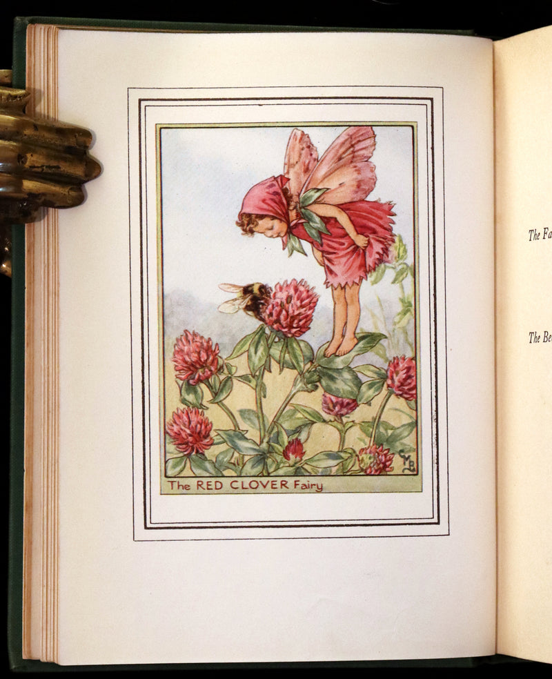1950 Rare Cicely Mary Barker Book - FAIRIES OF THE FLOWERS AND TREES. First Edition.