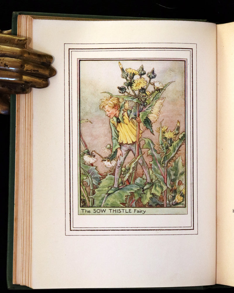 1950 Rare Cicely Mary Barker Book - FAIRIES OF THE FLOWERS AND TREES. First Edition.