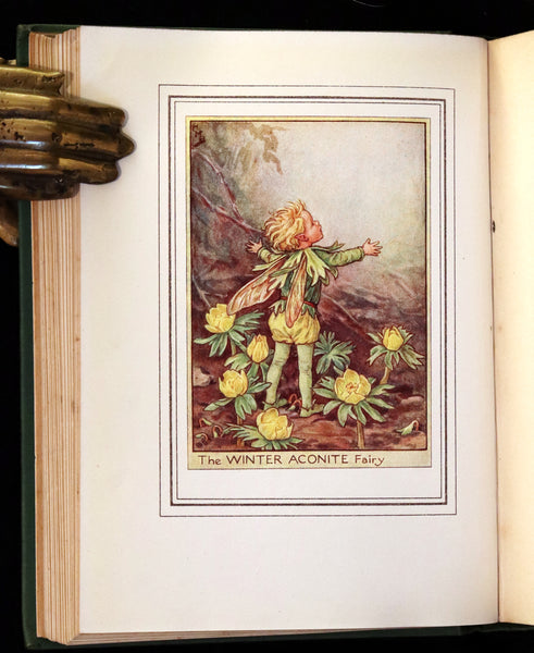 1950 Rare Cicely Mary Barker Book - FAIRIES OF THE FLOWERS AND TREES. First Edition.