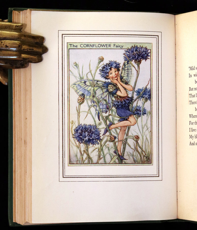 1950 Rare Cicely Mary Barker Book - FAIRIES OF THE FLOWERS AND TREES. First Edition.