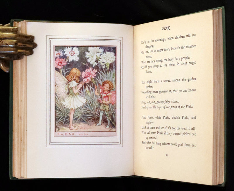 1950 Rare Cicely Mary Barker Book - FAIRIES OF THE FLOWERS AND TREES. First Edition.