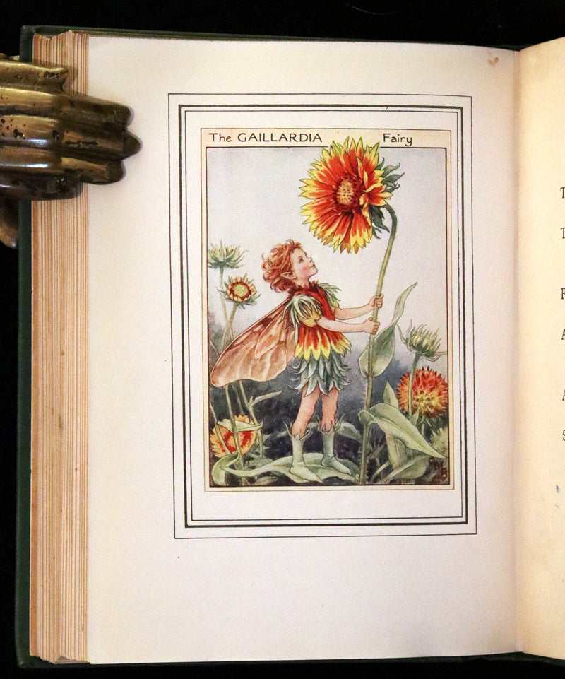 1950 Rare Cicely Mary Barker Book - FAIRIES OF THE FLOWERS AND TREES. First Edition.