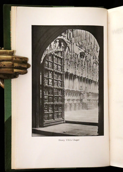 1909 Rare Architecture First Edition Bound by Sangorski - WESTMINSTER ABBEY by Francis Bond.