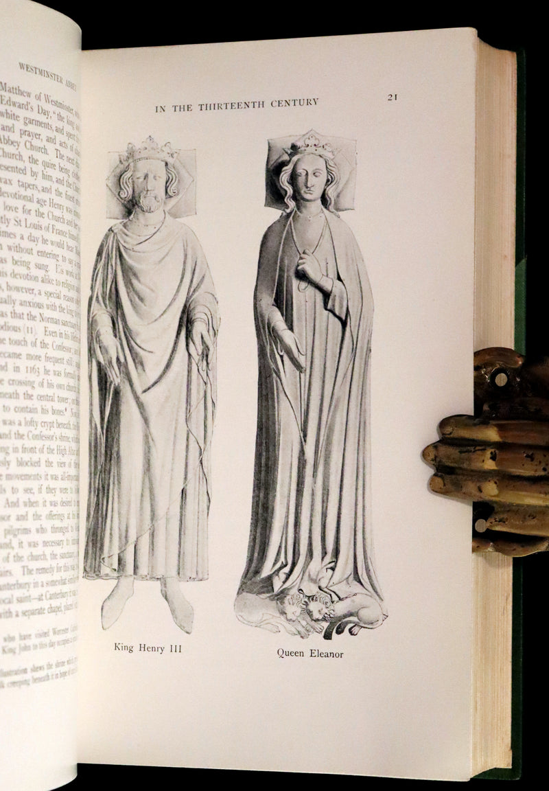 1909 Rare Architecture First Edition Bound by Sangorski - WESTMINSTER ABBEY by Francis Bond.