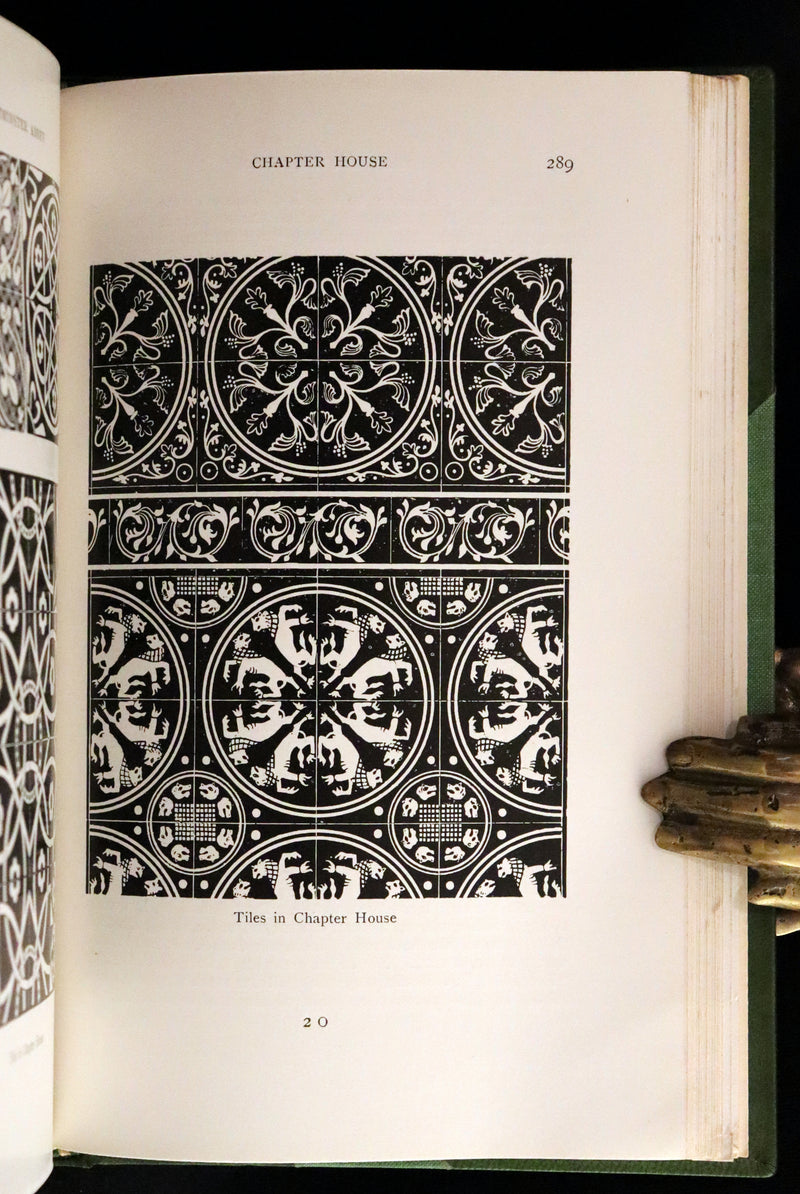 1909 Rare Architecture First Edition Bound by Sangorski - WESTMINSTER ABBEY by Francis Bond.