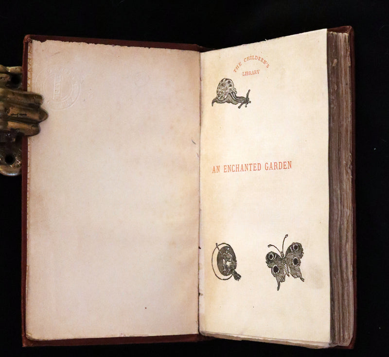 1892 Scarce First Edition - AN ENCHANTED GARDEN, Fairy Stories by Mary Louisa Molesworth illustrated by William John Hennessy.
