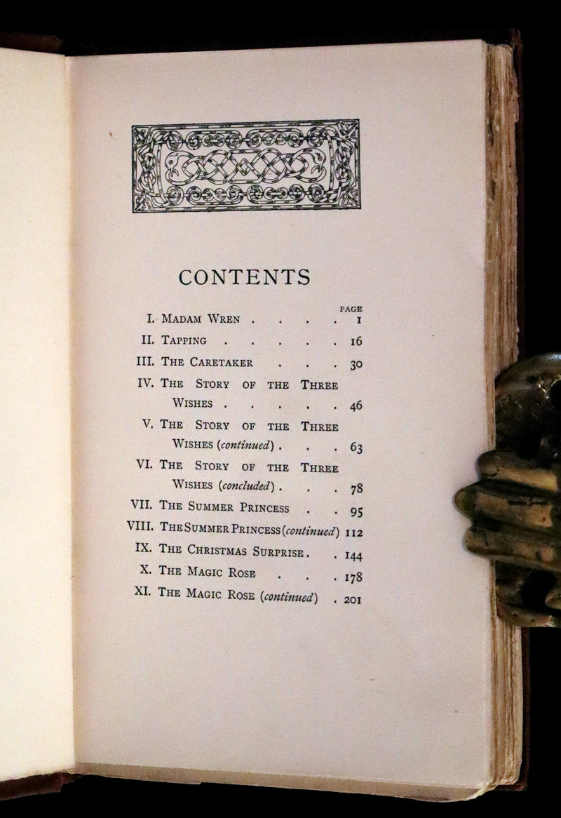 1892 Scarce First Edition - AN ENCHANTED GARDEN, Fairy Stories by Mary Louisa Molesworth illustrated by William John Hennessy.