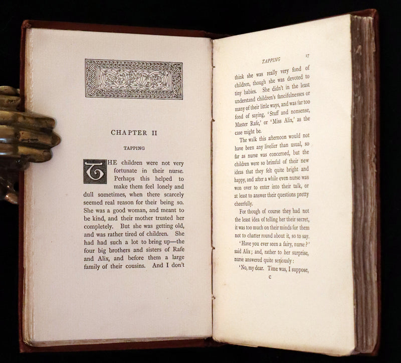 1892 Scarce First Edition - AN ENCHANTED GARDEN, Fairy Stories by Mary Louisa Molesworth illustrated by William John Hennessy.