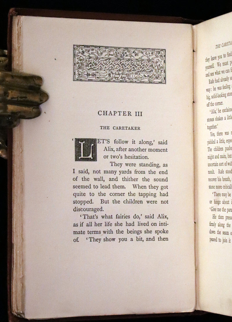 1892 Scarce First Edition - AN ENCHANTED GARDEN, Fairy Stories by Mary Louisa Molesworth illustrated by William John Hennessy.
