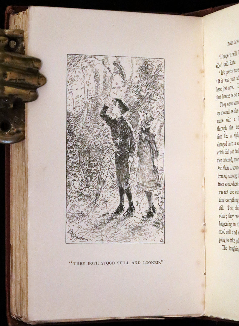 1892 Scarce First Edition - AN ENCHANTED GARDEN, Fairy Stories by Mary Louisa Molesworth illustrated by William John Hennessy.